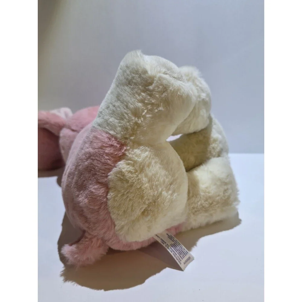 Aurora Pretty in Pink Bessie Plush Puppy Dog Pink & Cream Stuffed Animal
